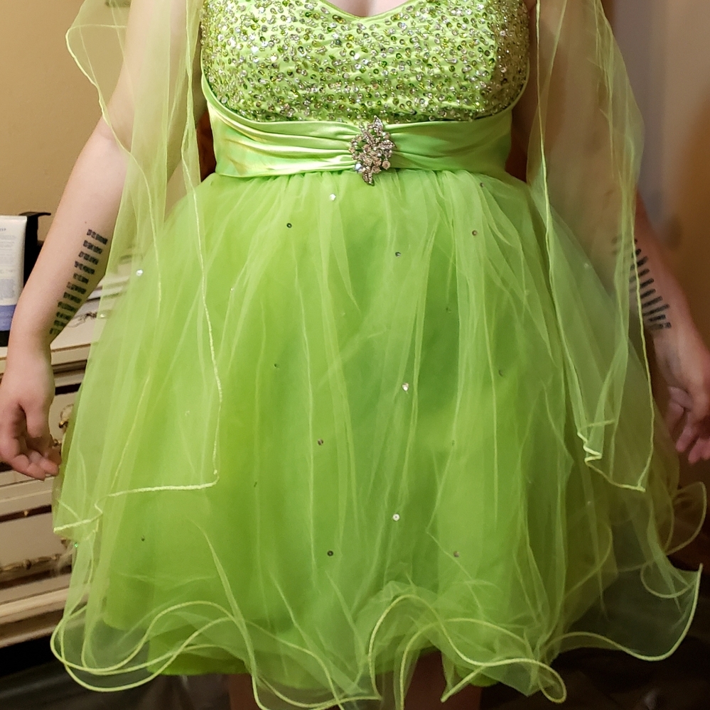 Bright Green Prom Dress